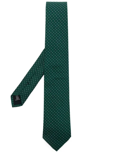 FURSAC polka-dot silk tie