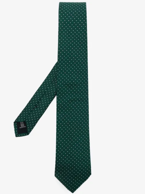 FURSAC corbata de seda con estampado de lunares