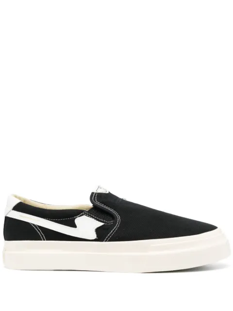 Stepney Workers Club contrast-stitch slip-on sneakers
