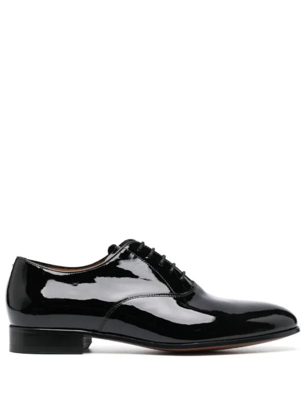 Shining on sale leather shoes