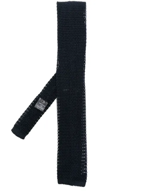 FURSAC square-tip knitted silk tie