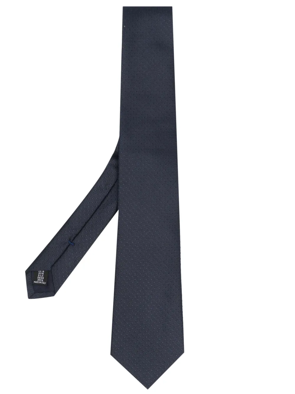 Fursac Textured Silk Tie In Blue