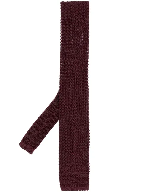 FURSAC square-tip knitted silk tie