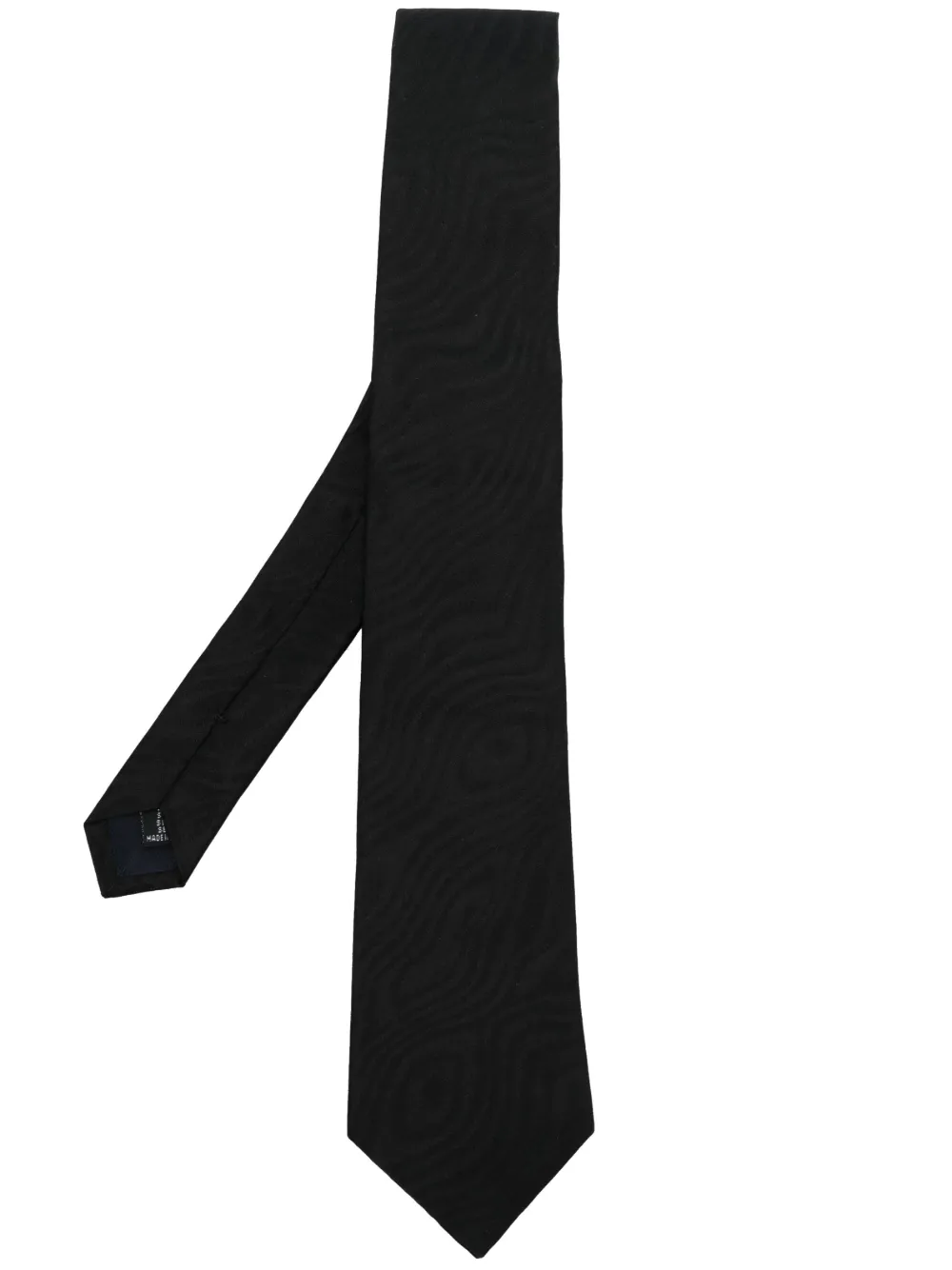 FURSAC jacquard silk tie | Black | Image 1