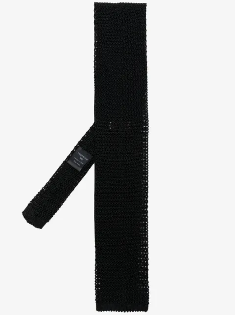FURSAC square-tip knitted silk tie
