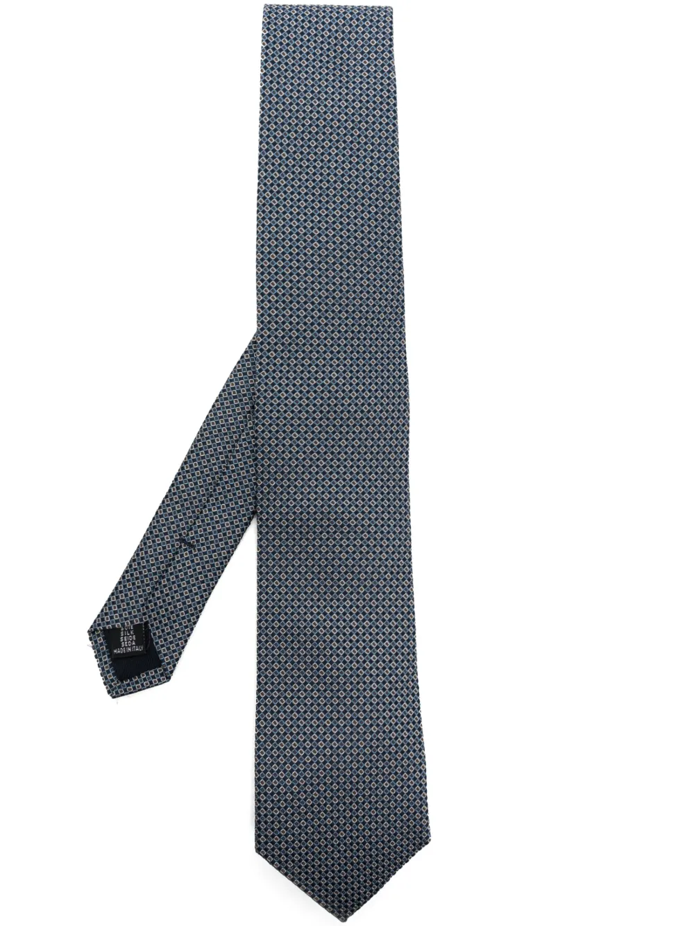 FURSAC silk pointed tie | Blue | Image 1