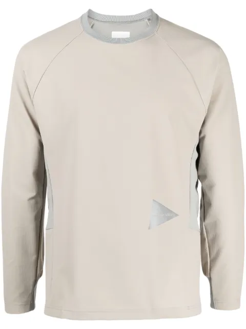and Wander logo-print long-sleeve sweatshirt 