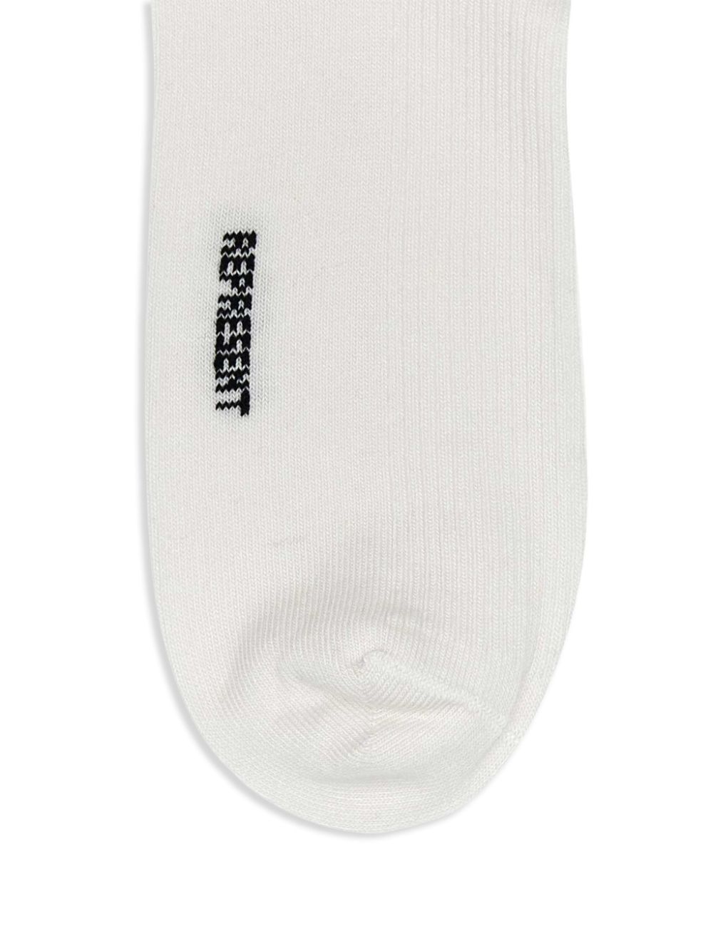 Represent intarsia-logo socks - Wit