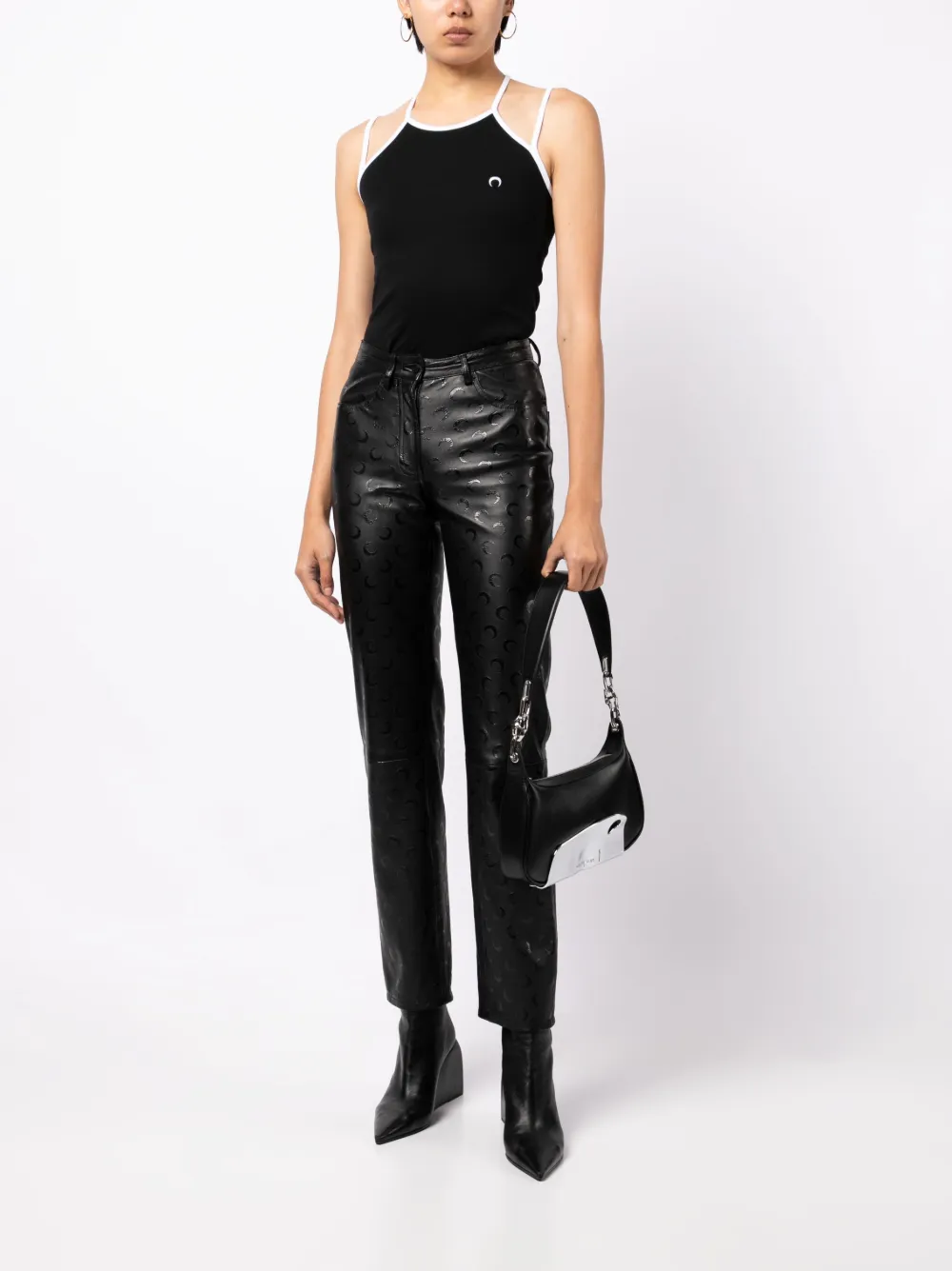 Marine Serre Tanktop - Zwart