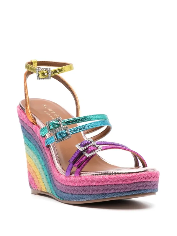 Kurt Geiger London strap-detail Wedge Sandals - Farfetch