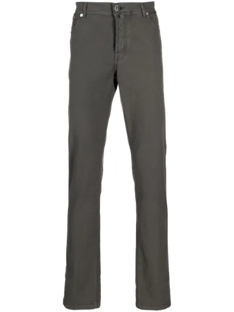 Kiton mid-rise straight-leg trousers