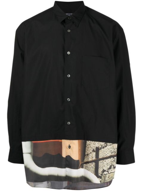 Comme des Garcons Homme abstract-pattern long-sleeve shirt Men