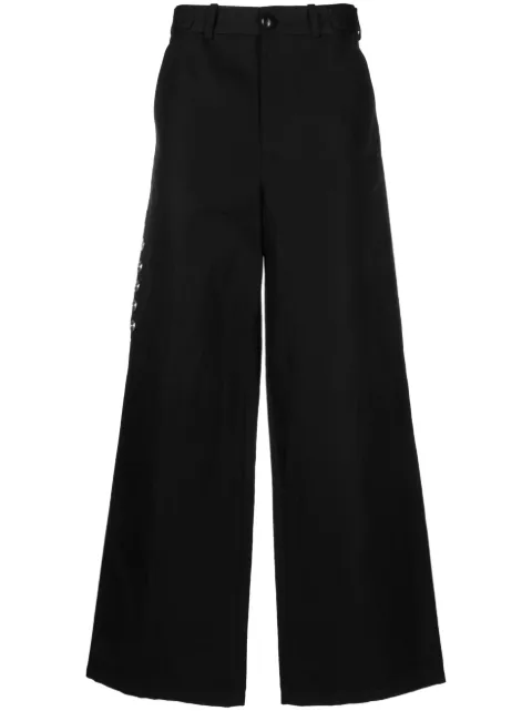 Namacheko stud-embellished wide-leg trousers