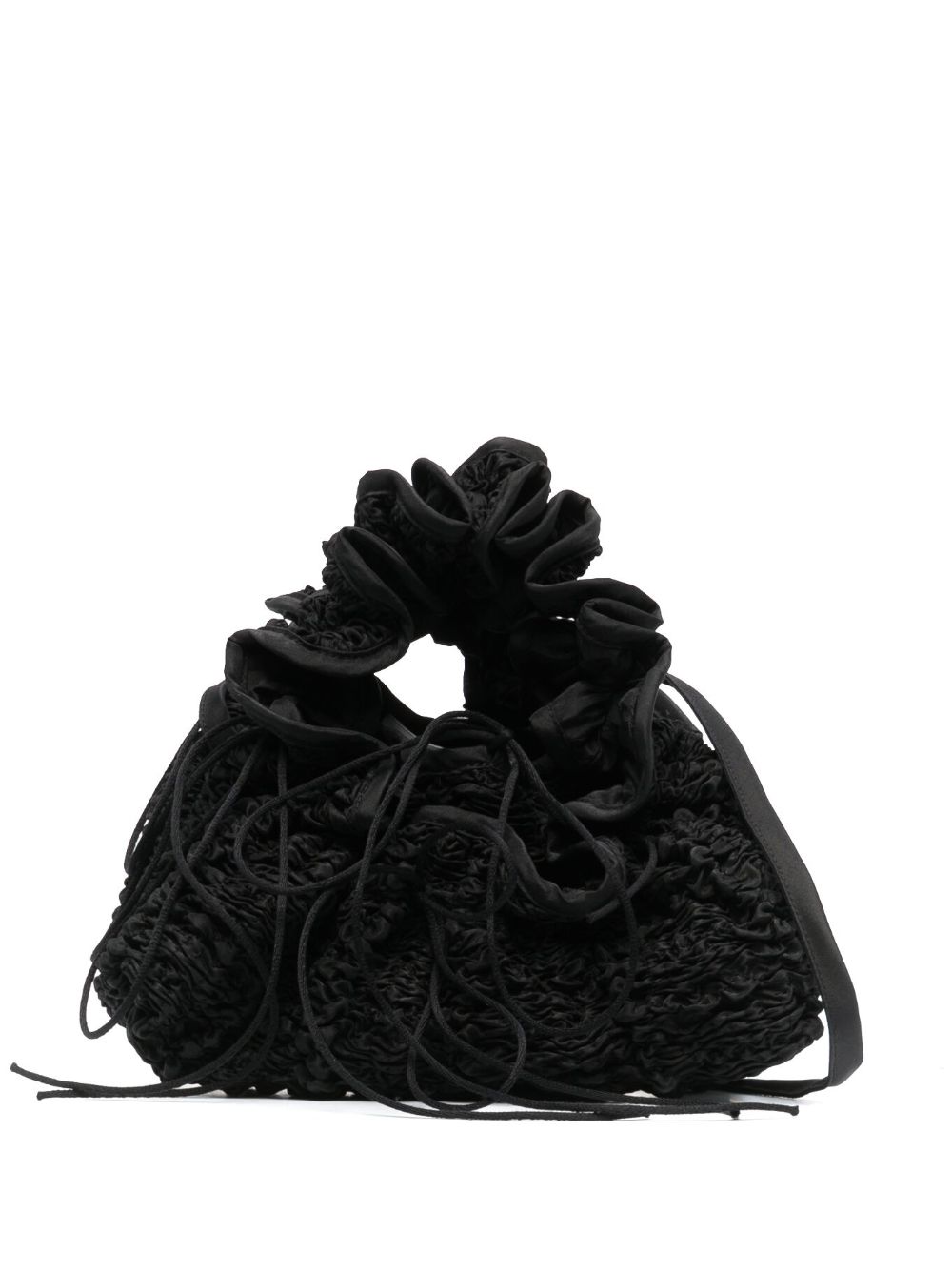 Cecilie Bahnsen Kiku Shoulder Bag In Black