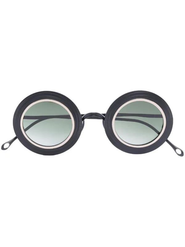 Uma Wang round frame Gradient Sunglasses Farfetch