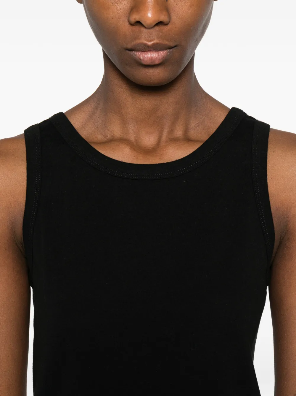 The Row Cotton Tank Top | Black | FARFETCH BN