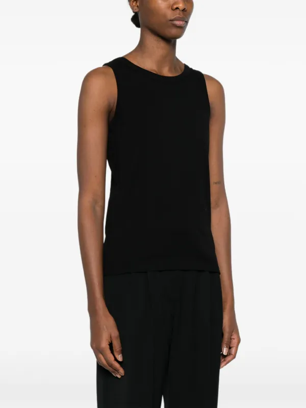 トップス theredthread massage tank black The Row Cotton Tank Top | Black | FARFETCH BN