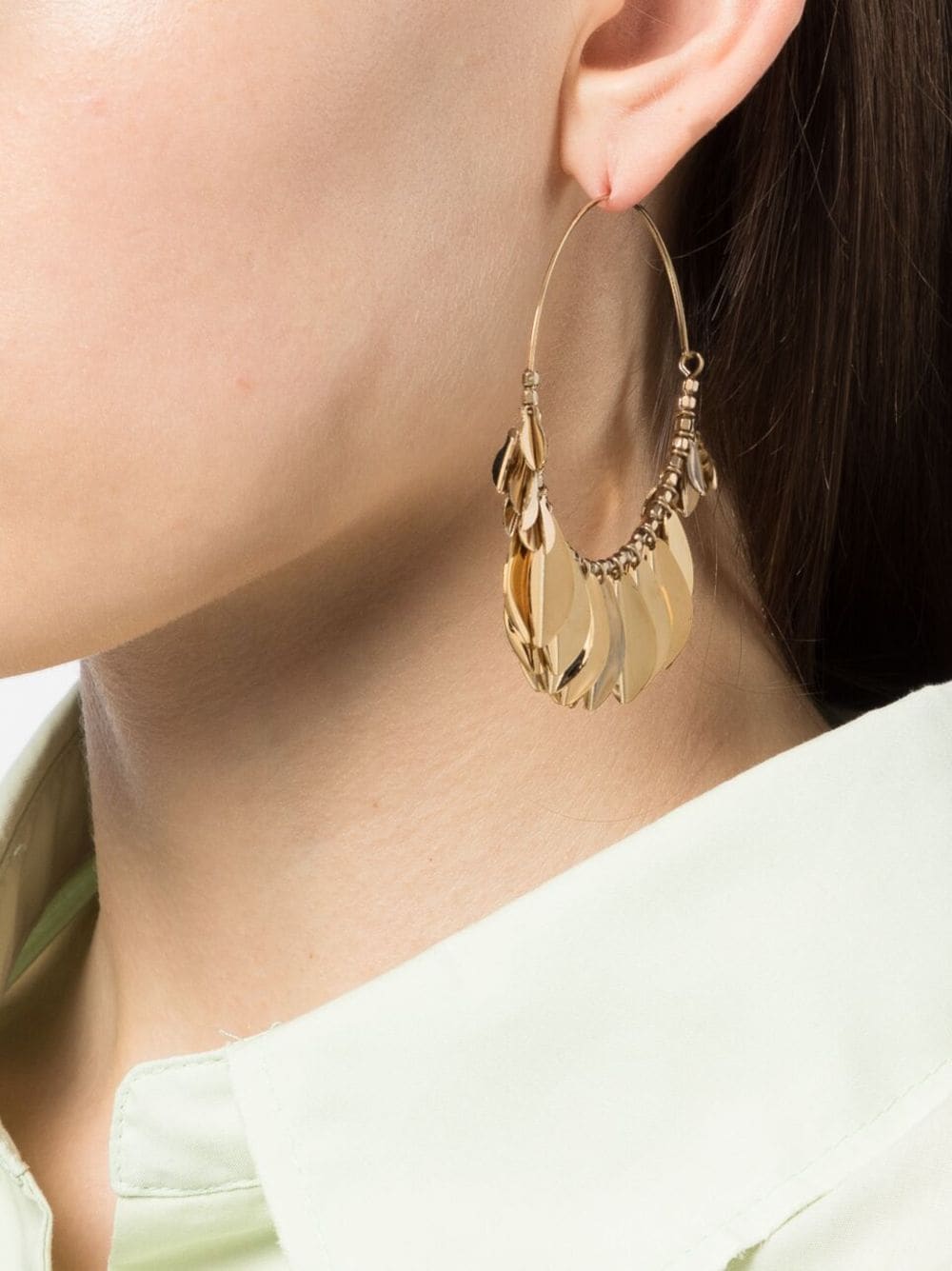 MARANT ÉTOILE polished-finish hoop earrings - Goud