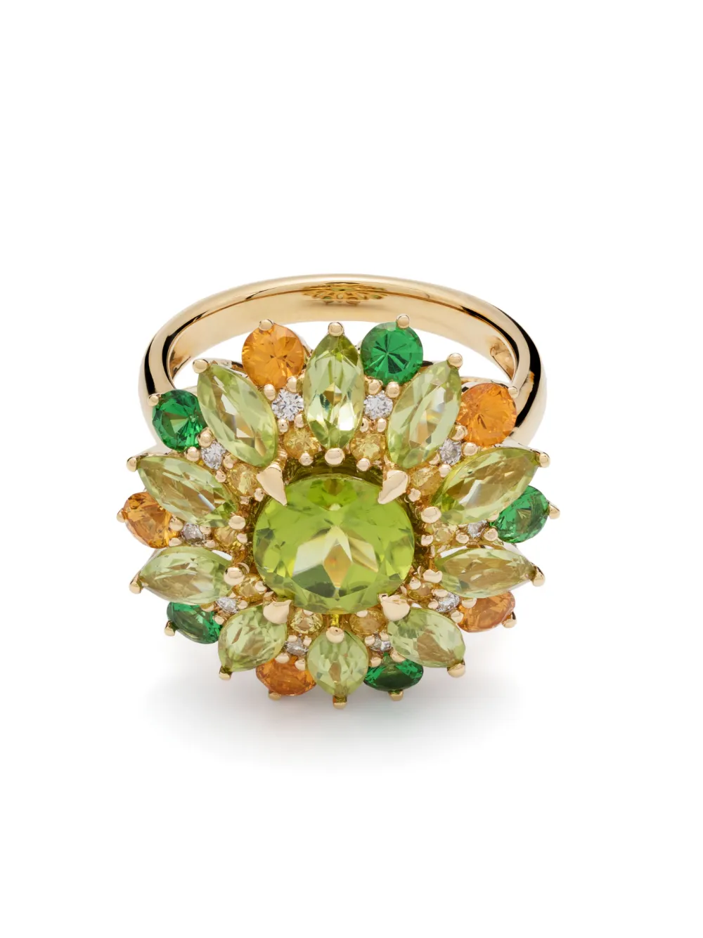 18kt Yellow Gold Multi-Stone Ring