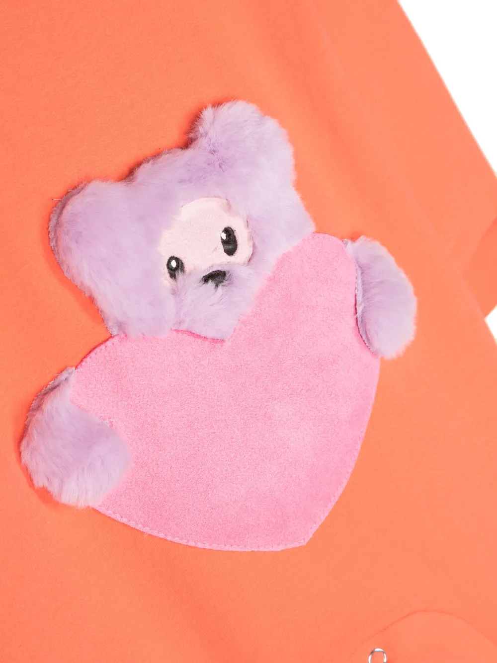 Wauw Capow By Bangbang Nima Teddy-bear Onesie In Orange