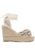 Manebi Capri Natural 105mm sandals - Neutrals