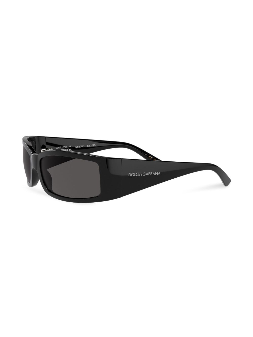 Shop Dolce & Gabbana Square-frame Tinted Sunglasses In Black