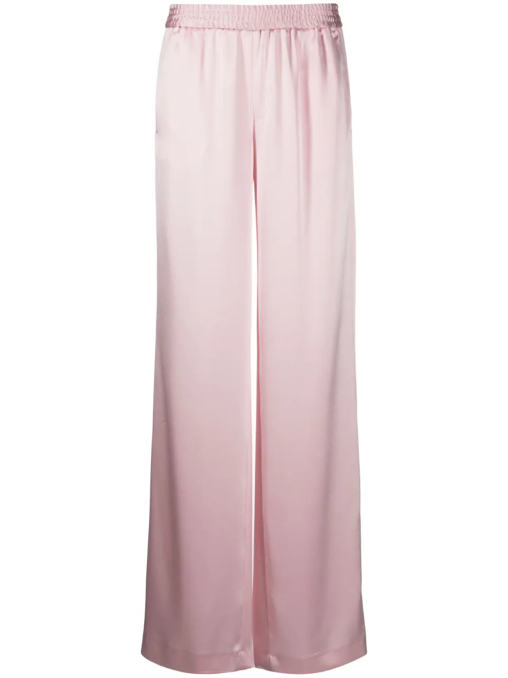 Pt Torino Elasticated-waistband Palazzo Pants In Pink