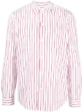 FURSAC striped button-up cotton shirt - White