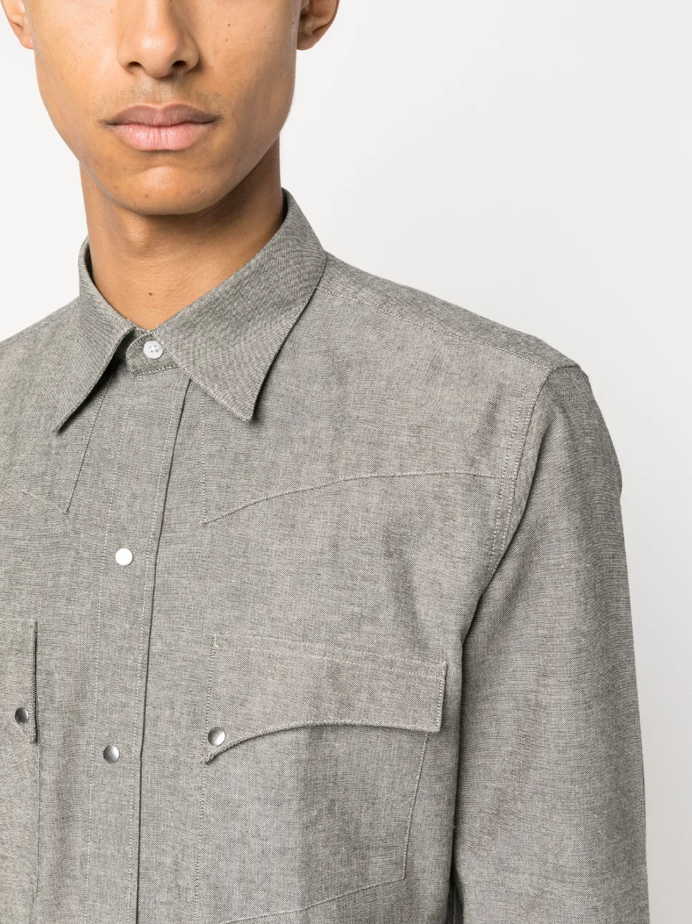 FURSAC longsleeve pressstud Shirt Farfetch