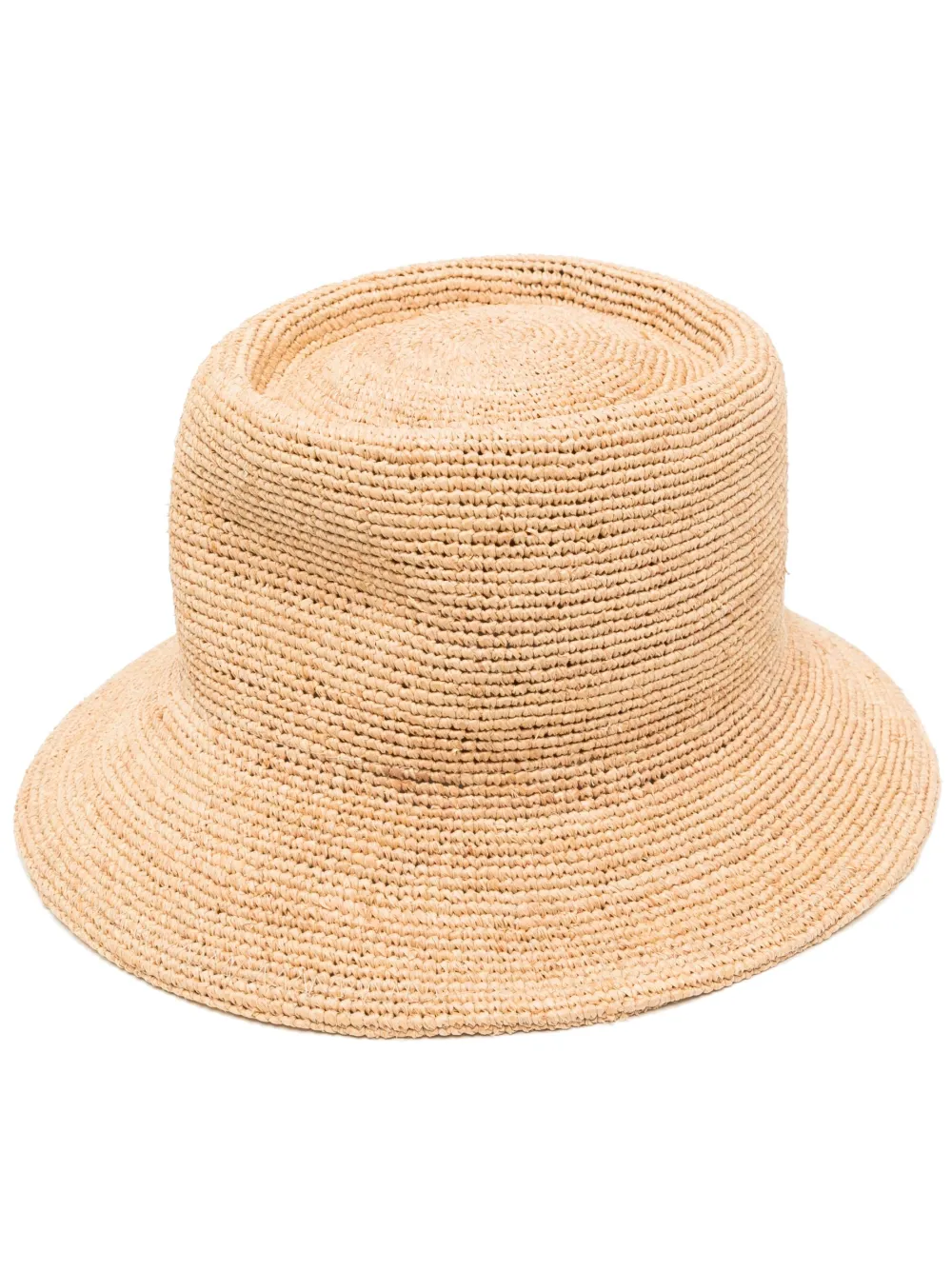 Lack Of Color Neutral The Inca Raffia Bucket Hat In Brown