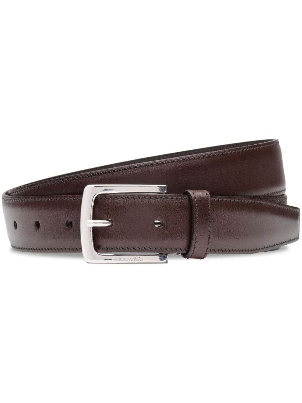 Nevada buckle-fastening leather belt