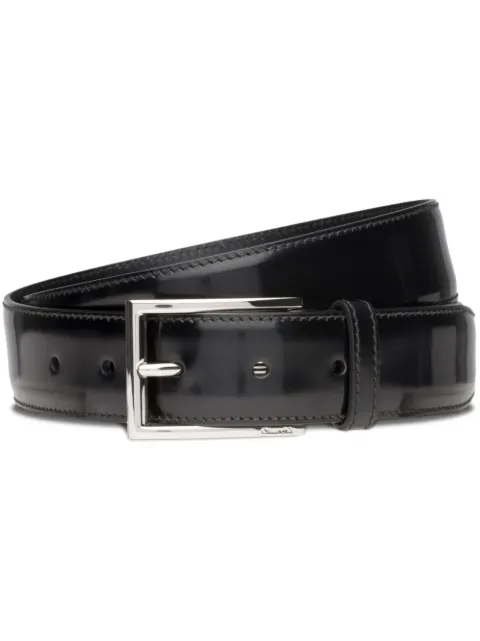 Church's polished buckle-fastening leather belt