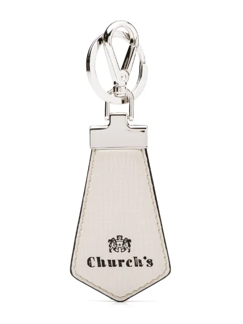 Church's St James logo-debossed leather keyring