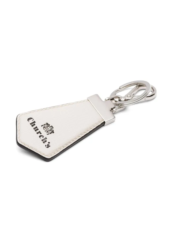 Church s St James logo debossed Leather Keyring Farfetch