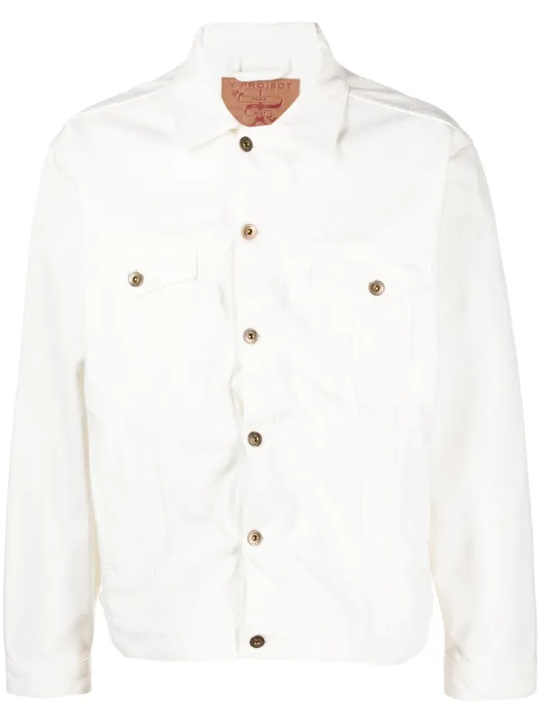 White levi jacket on sale mens