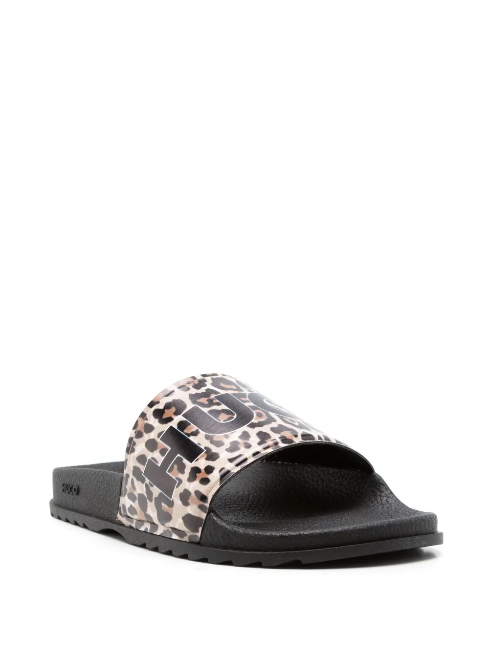 HUGO Slide flat com estampa de chita | Image 2