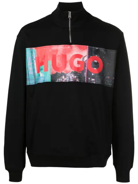HUGO Suéter Doonrise com logo