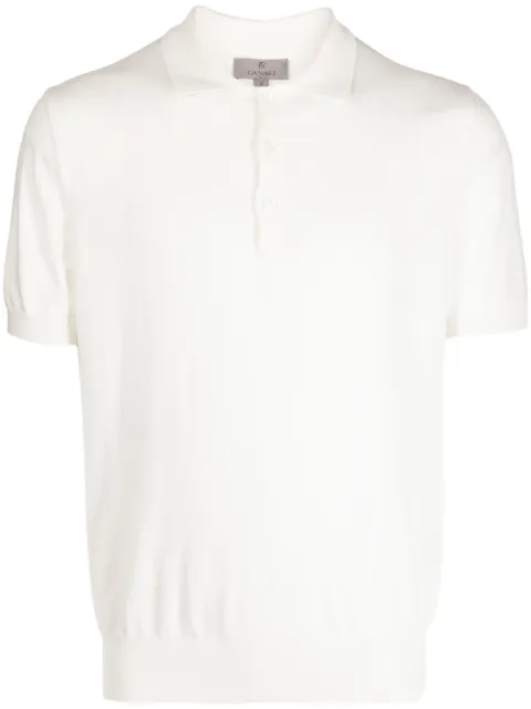 Canali short-sleeve cotton polo shirt