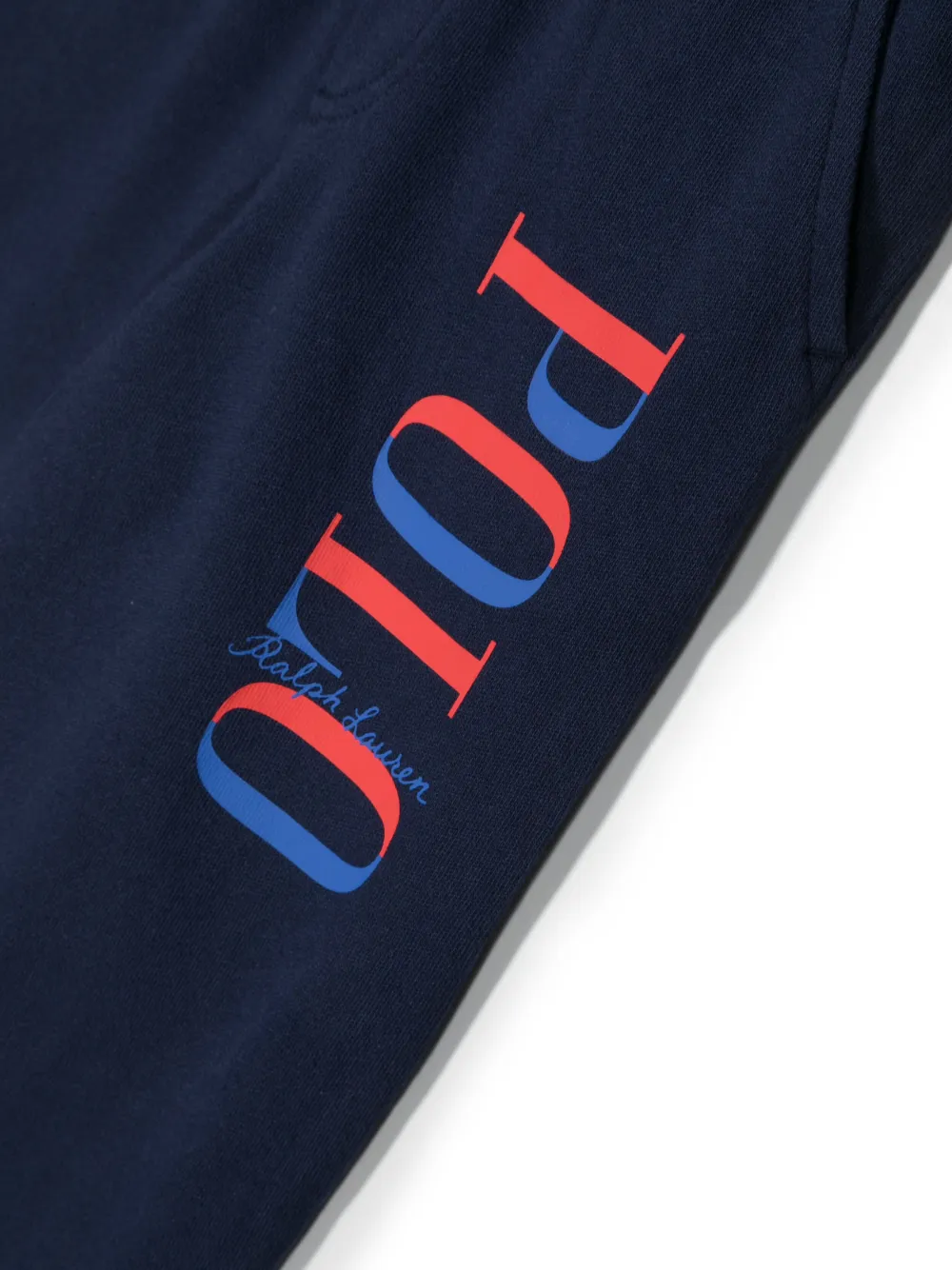 Polo Ralph Lauren Logo-print Cotton Track Pants In Blue