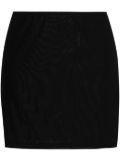 Fleur Du Mal mesh mini skirt - Black