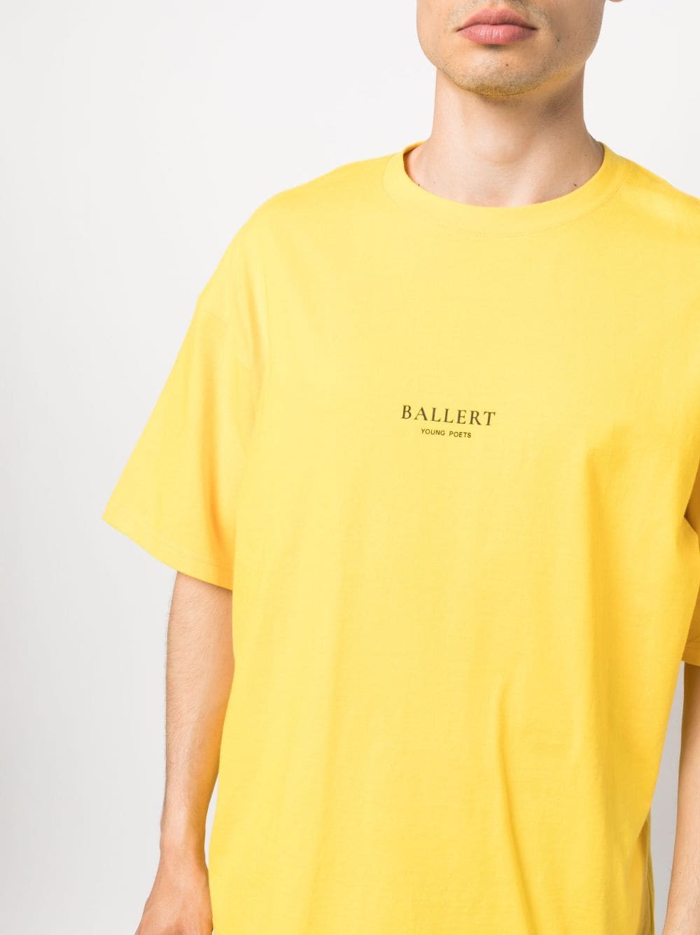Shop Young Poets Effects Yoricko Short-sleeve T-shirt In Yellow