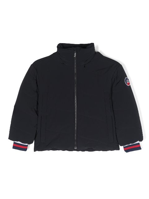 Fusalp Kids logo-patch high-neck ski jacket