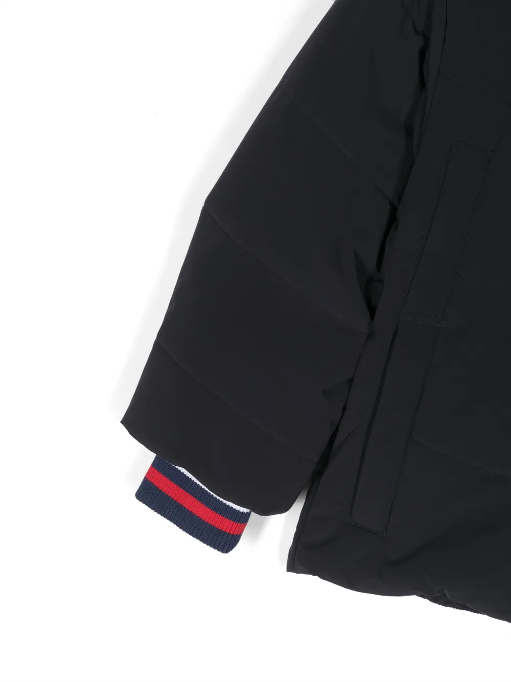  Fusalp Kids Logo-patch High-neck Ski Jacket - Blue 