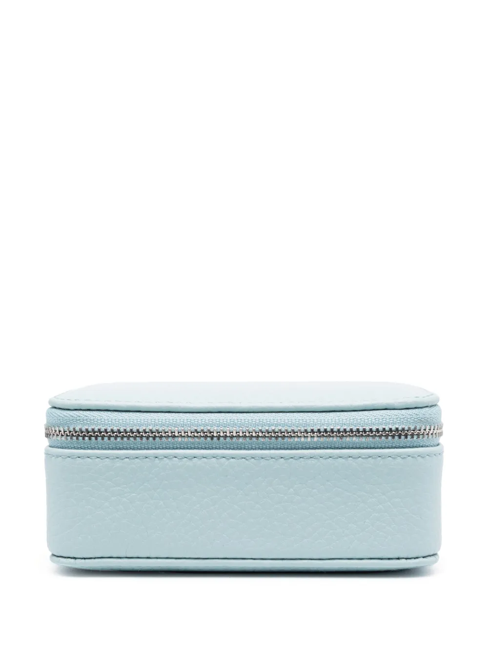 Aspinal Of London Medium Leather Jewellery Case In Blue
