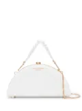 Aspinal Of London Luna pearl-embellished clutch bag - White