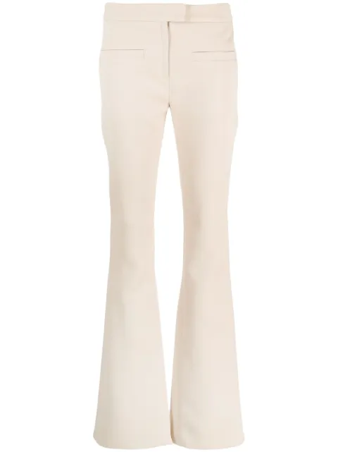 Courrèges mid-rise flared trousers