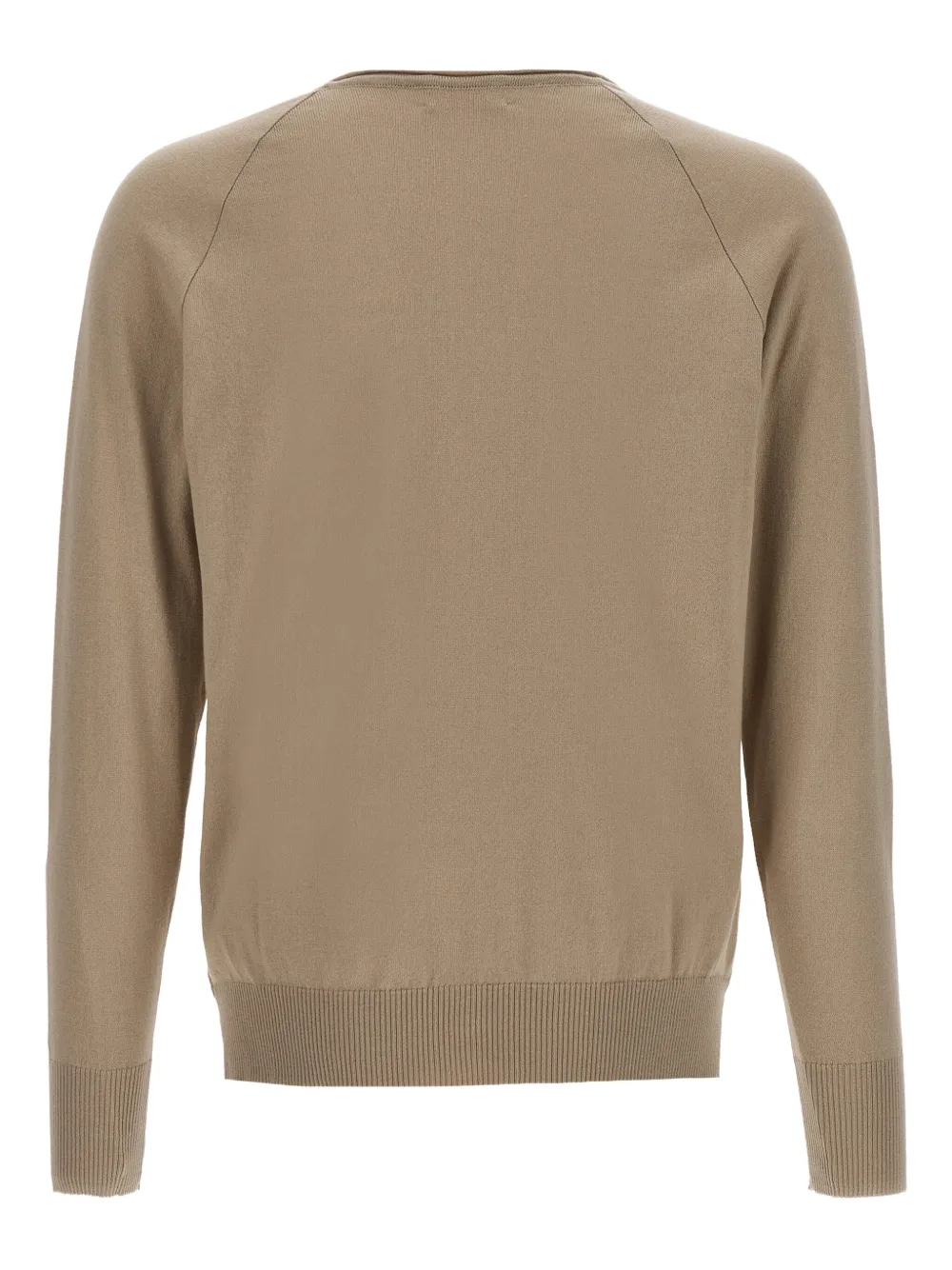 Ma'ry'ya V-neck raglan-sleeve sweater - Beige