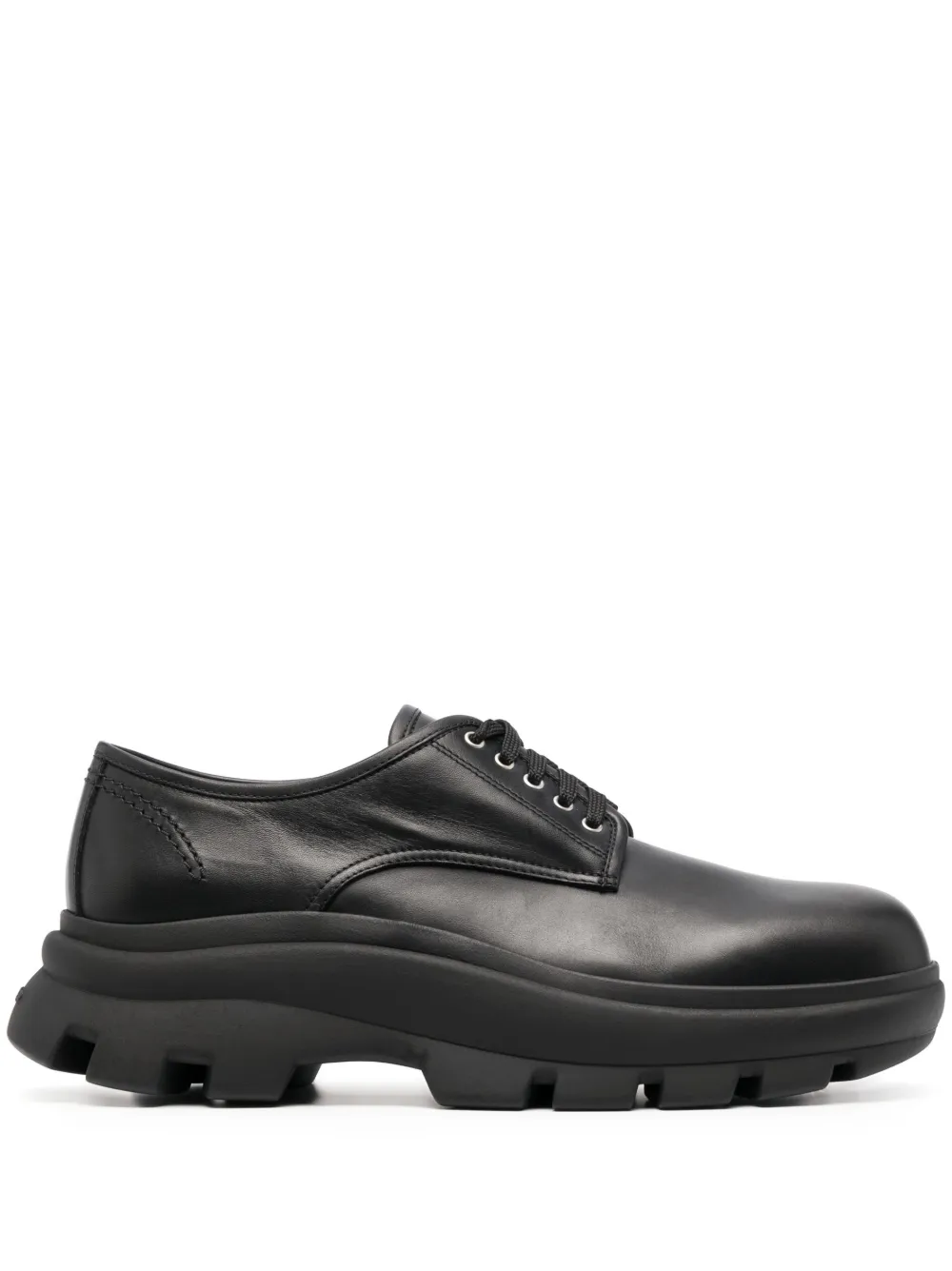 chunky sole derby shoes