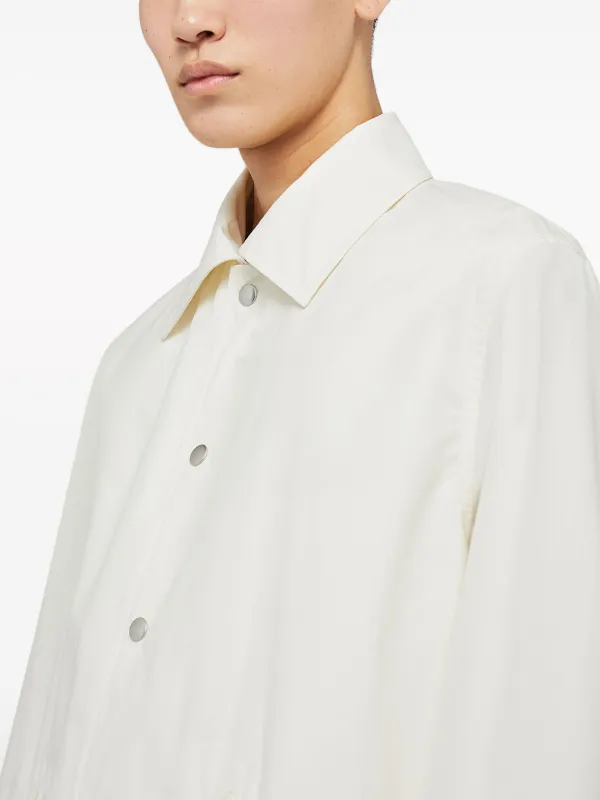 JIL SANDER ホワイト テーラードジャケット S JIL SANDER ホワイト テーラードジャケット S