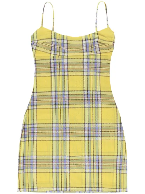 Miaou Anya checked minidress